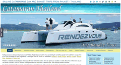 Desktop Screenshot of catamaran-thailand.com